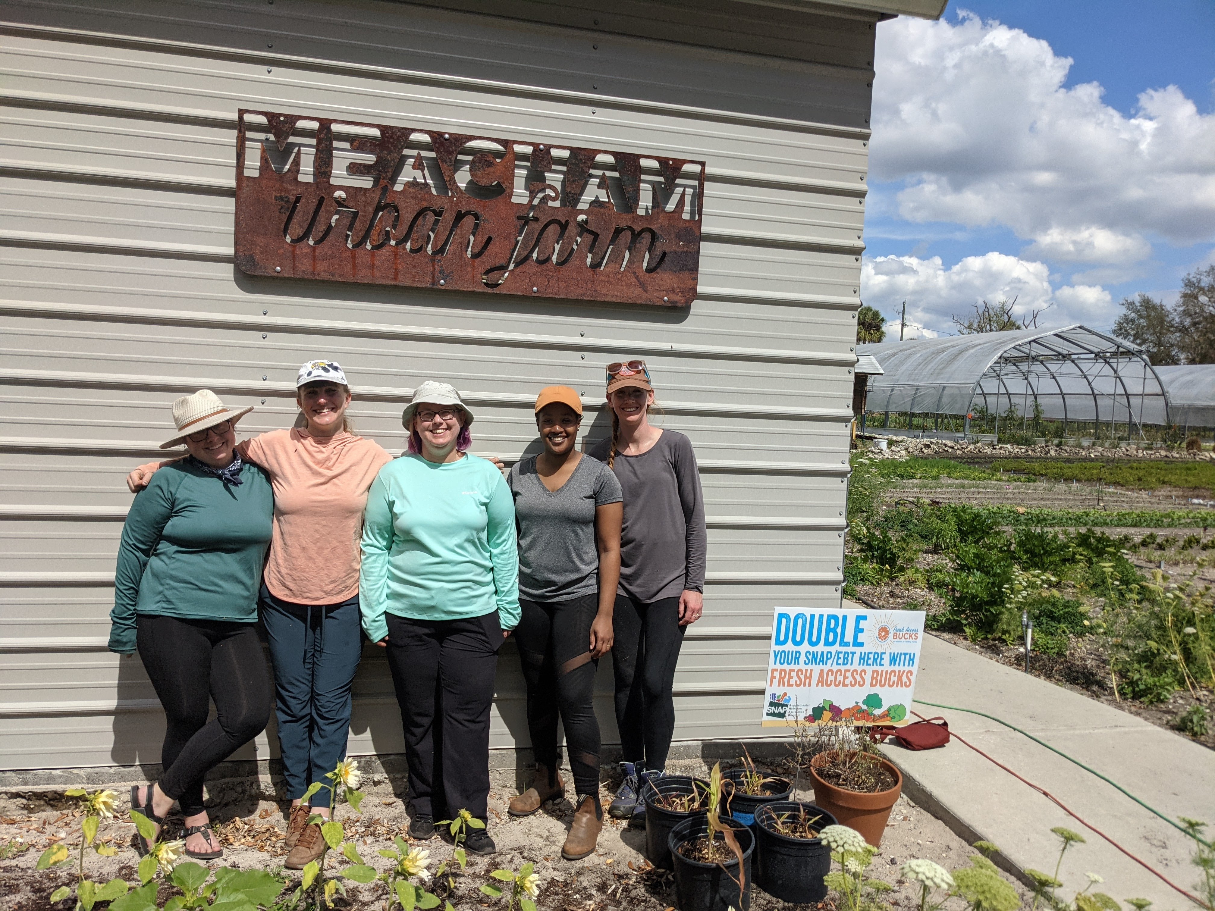 FAB 5 Visit Meacham Urban Farm